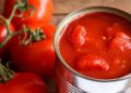 canned tomatoes on the desk