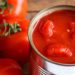 canned tomatoes on the desk