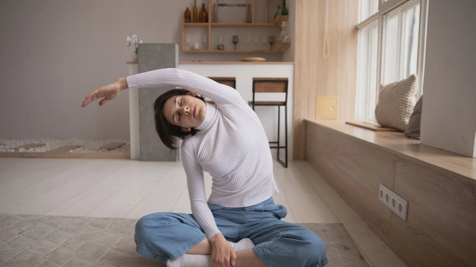 Lower Back Rotational Stretch: The Foundation Move - stretches for back pain from sitting