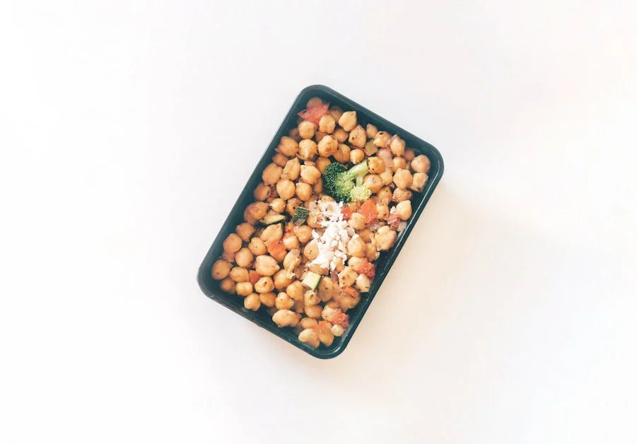 2. Roasted Chickpea Power Bowl (20g Protein) - high protein legume recipes for weight loss